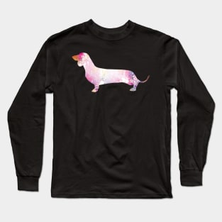 Paint Splash Dachshund Long Sleeve T-Shirt